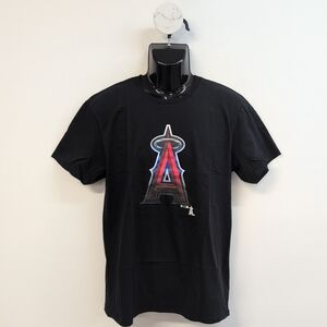 Fanatics Los Angeles Men's T Shirt MLB Team Midnight Mascot Medium Black
